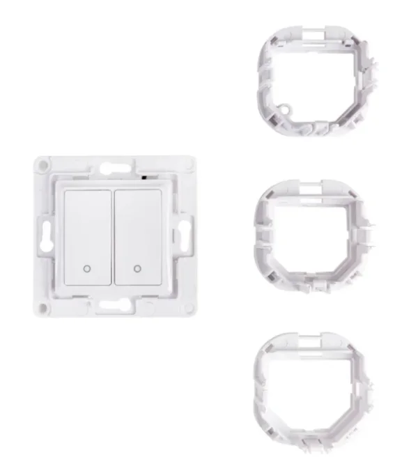 Shelly · Unterputz Zubehör · " Wall Switch 2" · Wandtaster · 2-fach · Weiß