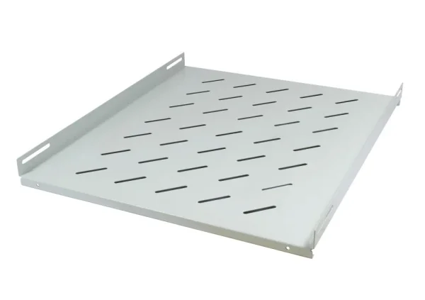 ALLNET 19" Schrank, zbh. Fachboden fest, T950/B472/H46mm, Lichtgrau, für SNB-Serie T1200mm,