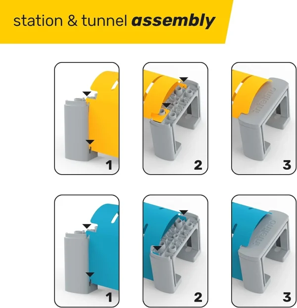 Intelino MINT Eisenbahn Erweiterung " Station & Tunnel Kit"