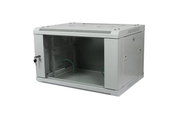 ALLNET 19" Wandgehäuse, 15HE, 1-teilig, T600mm, Lichtgrau, zerlegt(Flat Pack), SMA-Serie,