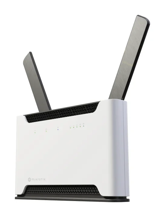 MikroTik Chateau LTE18 ax kit with two wireless interfaces (2.4 and 5 Ghz ax), 5x Gigabit, LTE CAT18 Modem, S53UG+5HaxD2HaxD-TC&EG18-EA