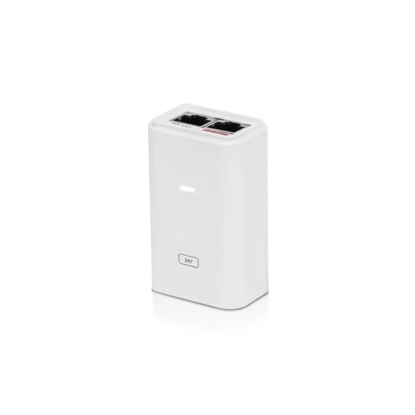 Ubiquiti POE Injector, 24V, 12W, Gigabit Port POE-24-12W-G-WH 