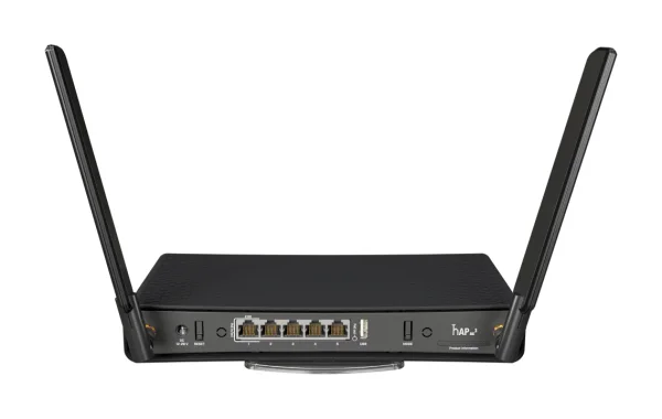 MikroTik home AX Access Point C53UiG+5HPaxD2HPaxD, hAP ax³, 2.4/5 GHz AX, 4x Gigabit, 1x 2.5GB, Tower Case