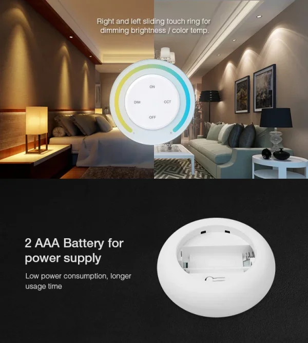 Synergy 21 LED Fernbedienung Sunrise remote (g) dual white (CCT) *Milight/Miboxer*