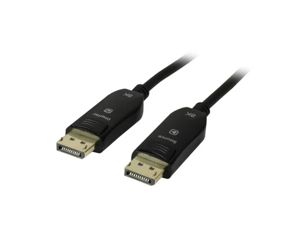Kabel Video DisplayPort 2.0, ST/ST, 25m, AOC(Aktives Optisches Kabel), UHD 8K*4K 7680×4320@60Hz, Synergy 21,