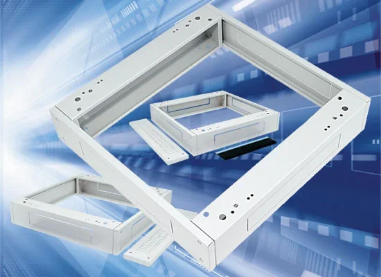 Triton 19" Schrank, zbh. Sockel, B800xT 800, Lichtgrau,