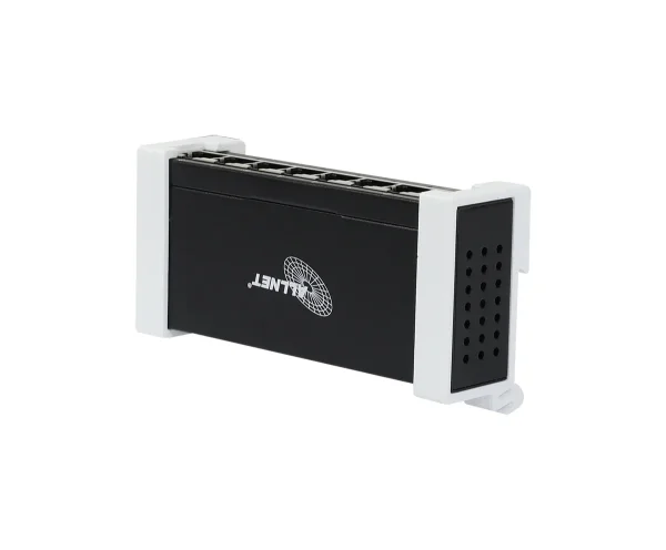 ALLNET Switch unmanaged Layer2 8 Port • 8x 1GbE • Lüfterlos • inkl. DIN-Halter
