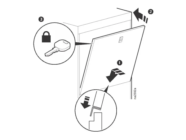 APC NetShelter SX 18U 900 Side Panel Q1