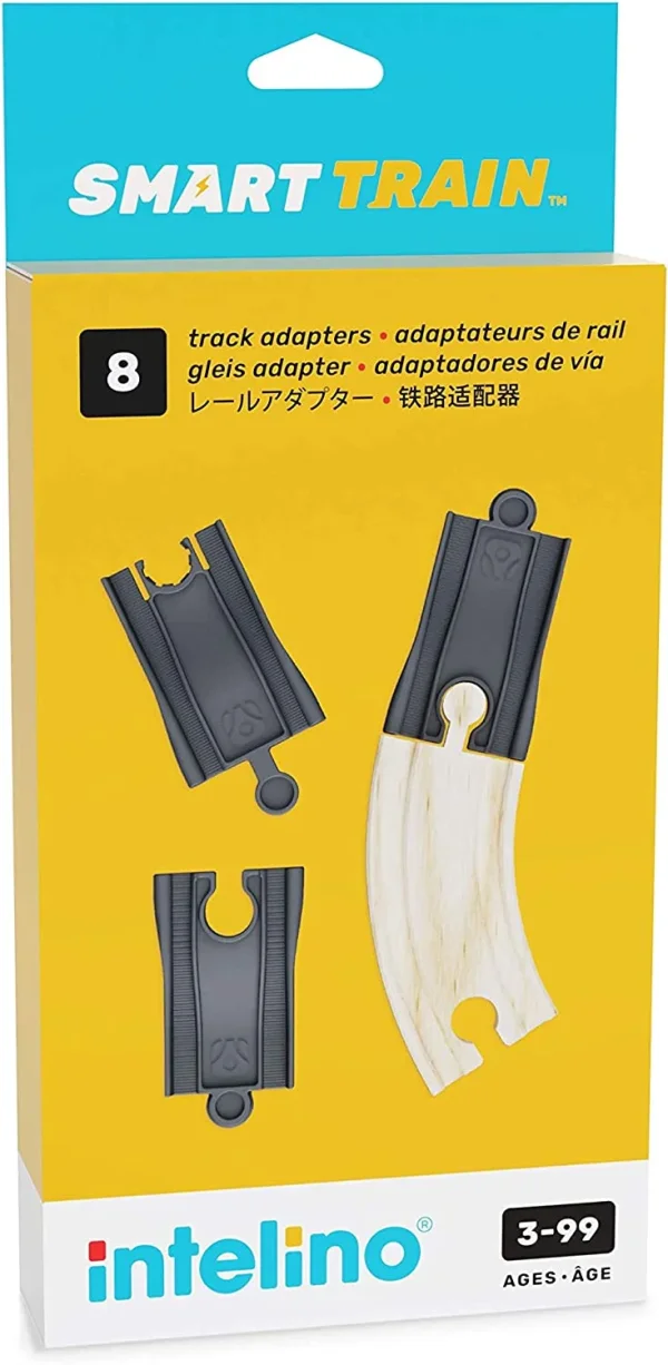 Intelino MINT Eisenbahn Erweiterung " Universal Wooden Rail Adapter"