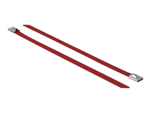 DELOCK Kabelbinder L 200 x B 7,9mm rot
