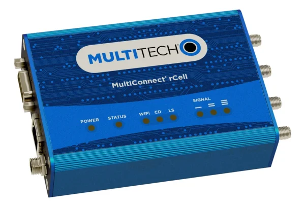 MultiTech · MultiConnect® rCell 100 Series · LTE Cat 4 Router mit Fallback und Wi-Fi/BT/GPS mit EU/UK Accessory Kit (Europa) · MTR-LEU7-B10-EU-GB