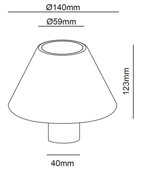 Synergy 21 LED Tischleuchte Akku für Flaschen, outdoor IP54, Touch Switch dimmbar, blau