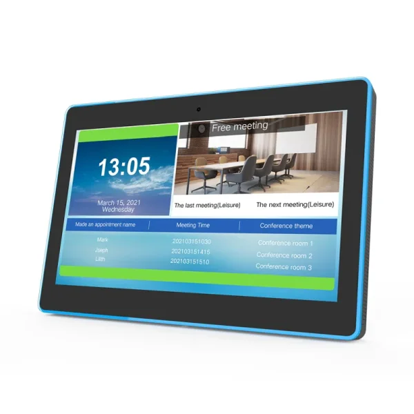ALLNET Meetingraum RGB LED Tablet 13 Zoll RK3399 Android 10 und NFC/RFID ohne Kamera schwarz