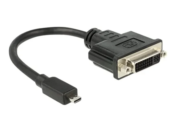 DELOCK Kabel micro HDMI-D>DVI 24+5 schw.