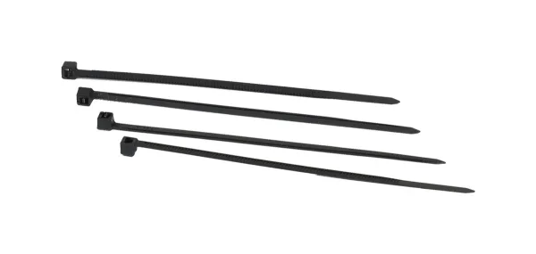 ALLNET 19" zbh. Kabelbinder, L100xB2,6mm, 100er Pack, Schwarz, UV-Beständig, Synergy 21