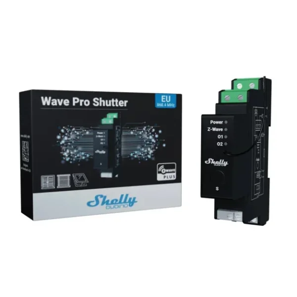 Shelly · Hutschiene · " Wave Pro Shutter" · Relais · Rollladenaktor · Z-Wave