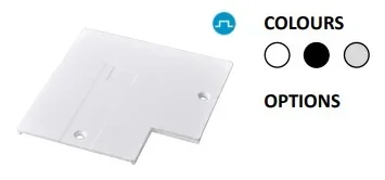 Powergear 3PH L Verbinder-ABDECKUNG, Weiß