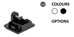 Powergear Mini 1PH ENDKAPPE , Schwarz