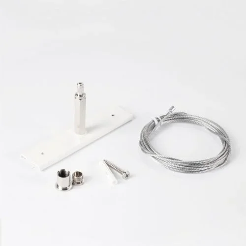 Powergear 48V 1 VERSTÄRKUNG FÜR DIE DECKENMONTAGE MIT Seil, Weiß, 3 meter