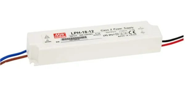 MEANWELL Netzteil - 12V 18W, IP67