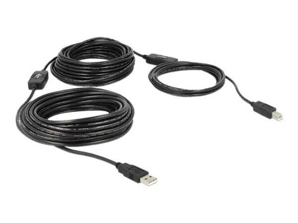 DELOCK Kabel USB 2.0-A > B aktiv 20 m