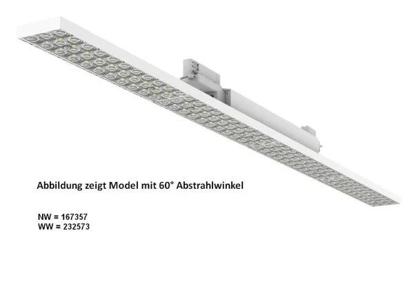 Synergy 21 LED Track-Serie für Stromschiene VLE-Serie 48W, 120°, ww, CRI>90 B
