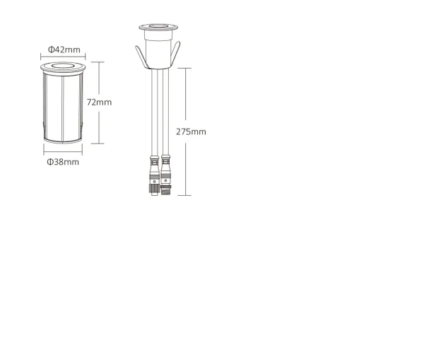 Synergy 21 LED DMX512 3W RGB-W LED Underground Light*Milight/Miboxer*