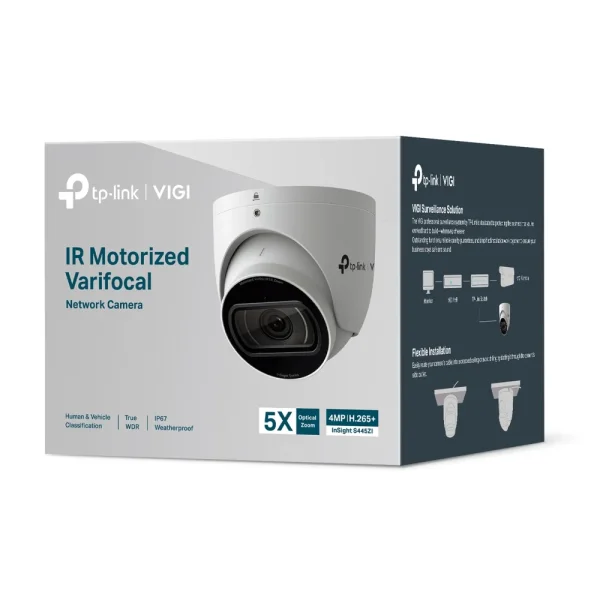 TP-Link - 4MP IR Turret Network Camera - InSight S445ZI