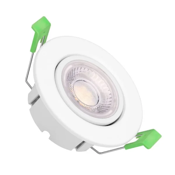 Synergy 21 LED Deckeneinbauspot Phos schwenkbar rund weiß CCT switchable