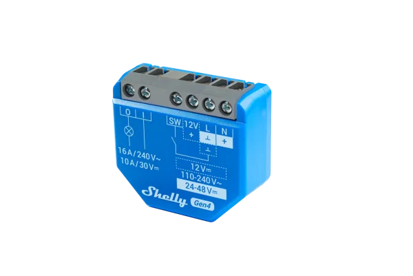 Shelly · Unterputz · "1 Gen4 2er Pack" · Relais · max 16A · 1 Kanal · WLAN · Matter · Zigbee · Bluetooth
