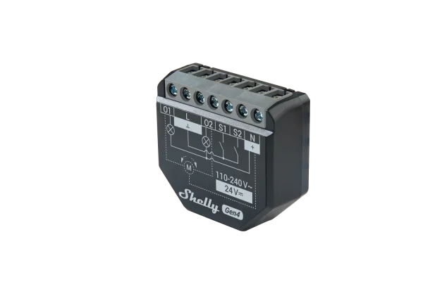 Shelly · Unterputz · "2PM Gen4" · Relais · max 16A · 2 Kanäle · Messfunktion · WLAN · Matter · Zigbee · Bluetooth