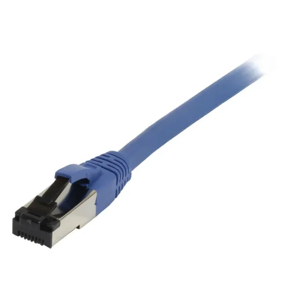 Patchkabel RJ45, CAT8.1 2000Mhz, 2m, blau, S-STP(S/FTP), TPE/LSZH(SuperFlex), AWG26, Synergy 21