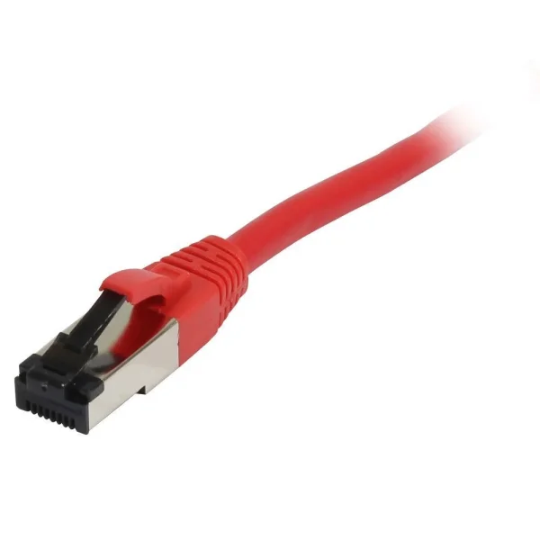 Patchkabel RJ45, CAT8.1 2000Mhz, 7.5m, rot, S-STP(S/FTP), TPE/LSZH(SuperFlex), AWG26, Synergy 21