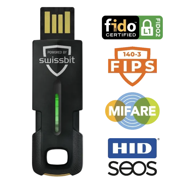 Swissbit iShield Key 2 Pro FIPS USB-A in Trayverpackung