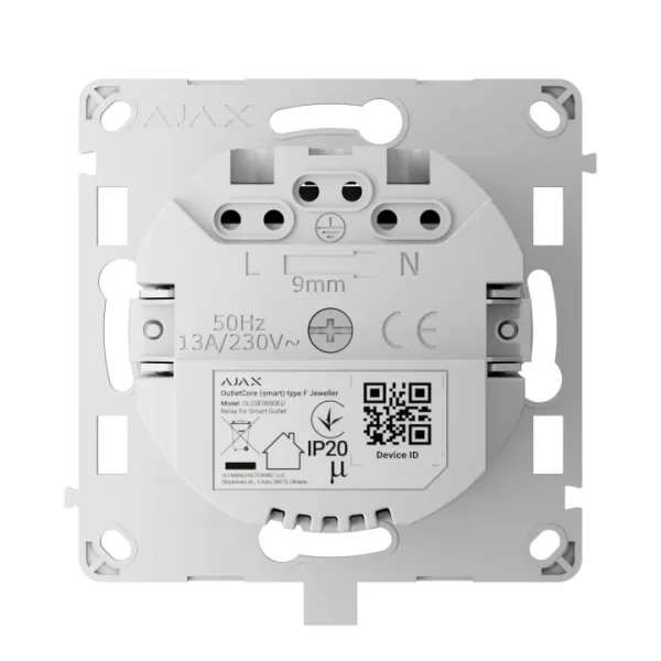 Ajax Homeautomation Steckdose Relay OutletCore (smart) [type F]