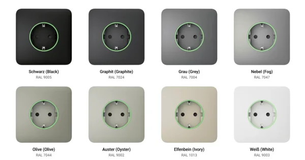Ajax Homeautomation Abdeckung Outlet SoloCover (smart) [type F] *weiß*