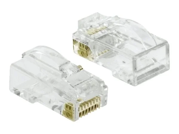 DELOCK RJ45 Crimp+Cut+Curve Cat.6 UTP
