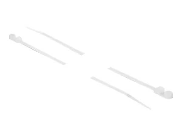 DELOCK Kabelb L 300 x B 4,8mm weiss 10St