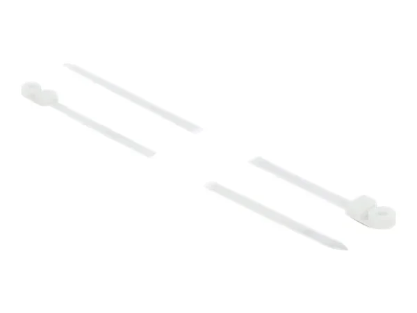 DELOCK Kabelb L 400 x B 7,6mm weiss 10St