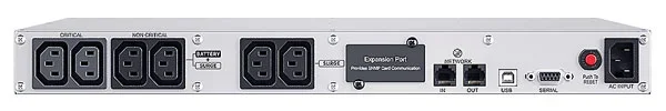 CyberPower USV, PFC-Serie, 19" 1HE, 1000VA/600W, Line-Interactive, reiner Sinus, USB/RS232,