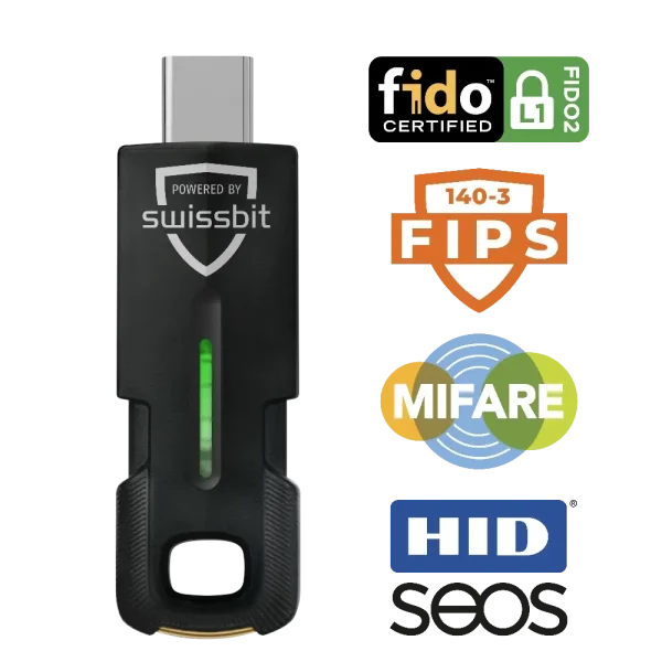 Swissbit iShield Key 2 Pro FIPS USB-C in Retailverpackung
