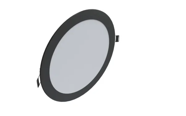 Synergy 21 LED Ultra Slim LED Panel Light V6 12W SWW/WW/NW (3CCT) Schwarz 24V