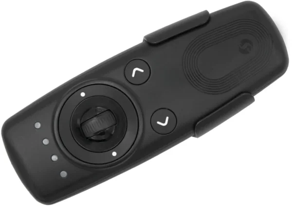 Shelly · Plug & Play · " Blu Remote Control ZB black" · Fernbedienung inkl. Halterung · BT · Zigbee · 4 Kanäle · Gestensteuerung · Scrollrad · 2x AAA