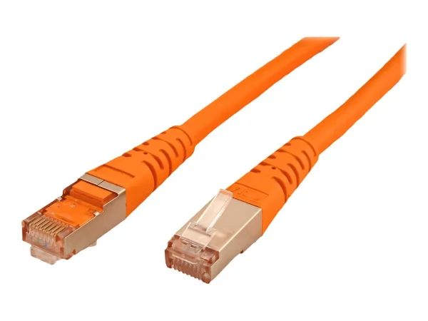 ROLINE Patchkabel Kat.6 PiMF orange 15m