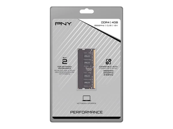 PNY 4GB Sodimm PC4-21300-DDR4 2666Mhz