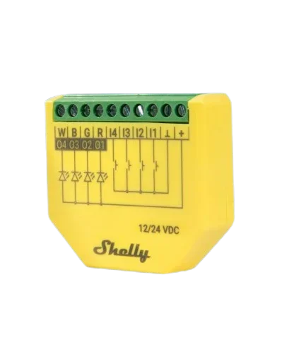 Shelly · Unterputz · " Plus RGBW PM" · 2er Pack · LED Lichtcontroller · WLAN · BT