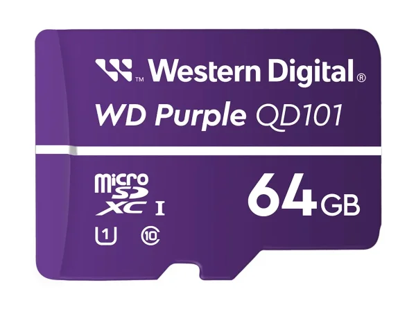 WD Purple 64GB SC QD101 microSD