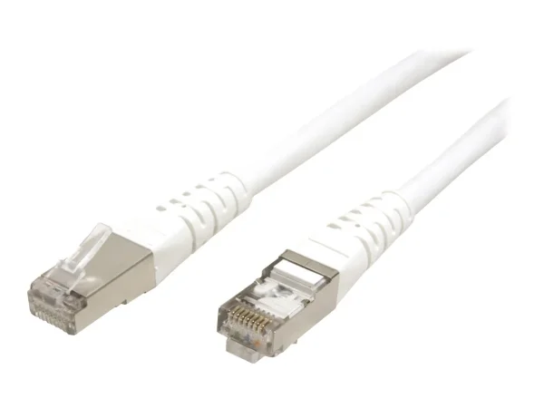 ROLINE Patchkabel Kat.6 PiMF weiss 0,5m