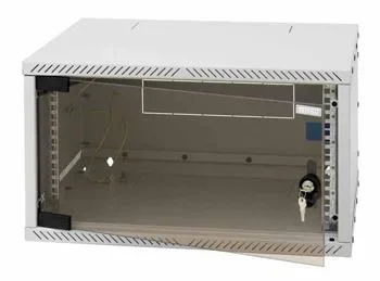 Triton 19" Wandgehäuse, 6HE, 1-teilig, T400, Lichtgrau, zerlegt, Flat Pack,