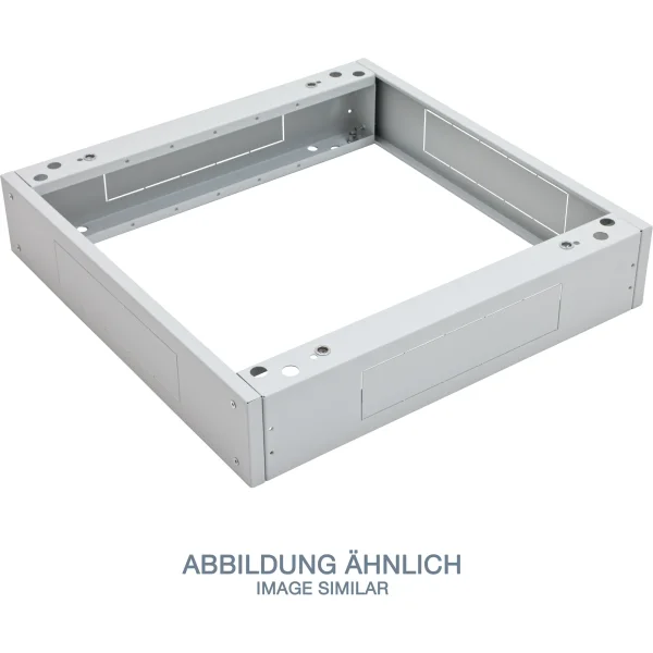 Triton RAC-PO-X61-XD 19" Sockel, 600x1000x120mm mit Filter, 1900kg, grau